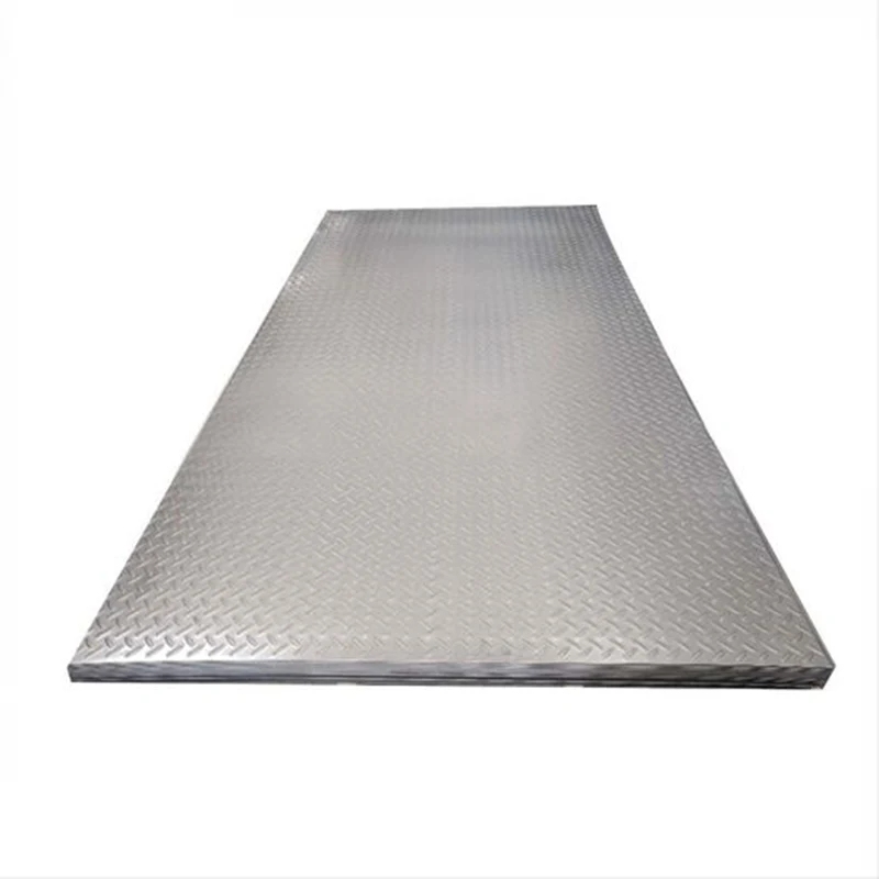 Q235 Q195 SS400 Q235 Plaque à damier en acier en carbone